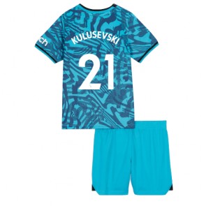 Tottenham Hotspur Dejan Kulusevski #21 kläder Barn 2022-23 Tredje Tröja Kortärmad (+ korta byxor)